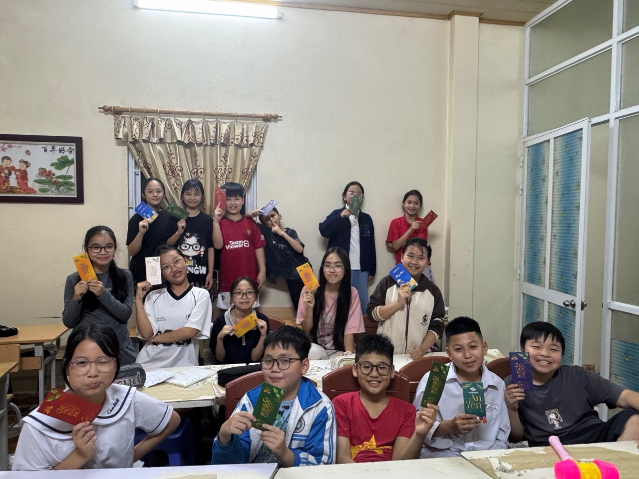 Lớp học Ruby Bright Academy — không khí Tết